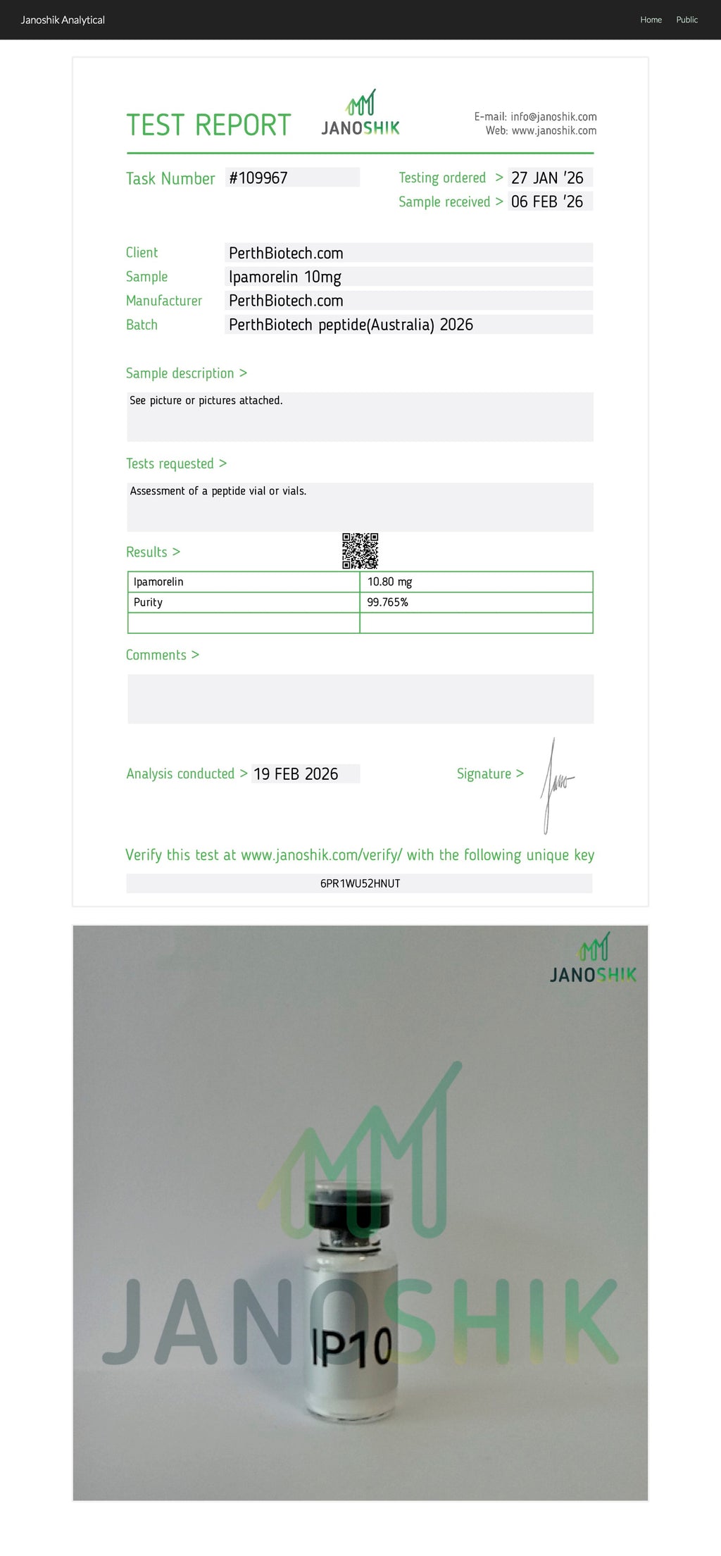 Ipamorelin 10 mg